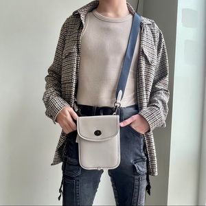 Light grey Coach cross body